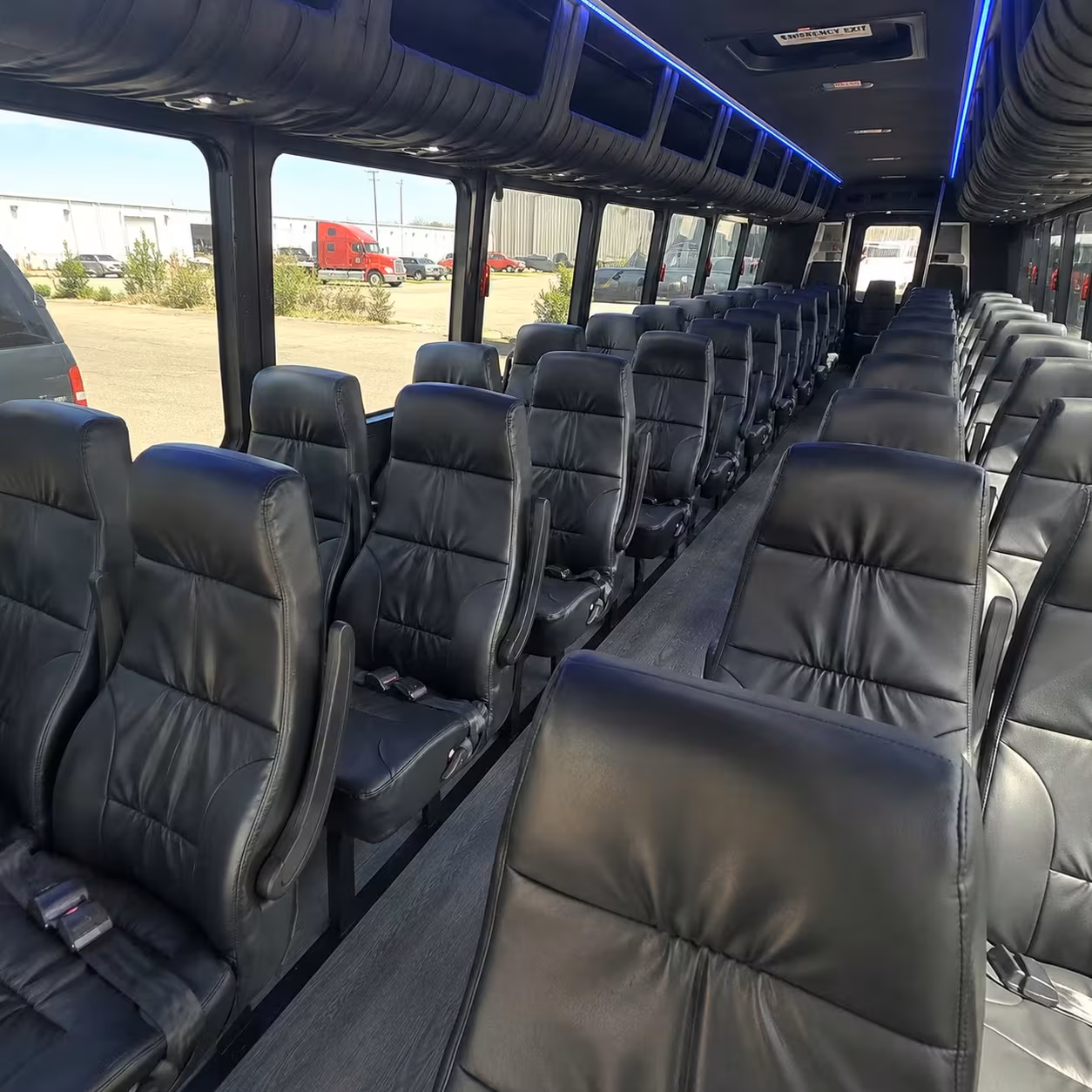 30 passenger minibus inside