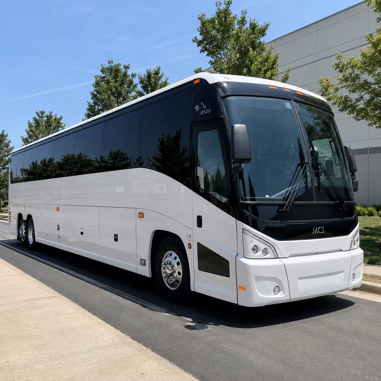 56 passenger charter bus