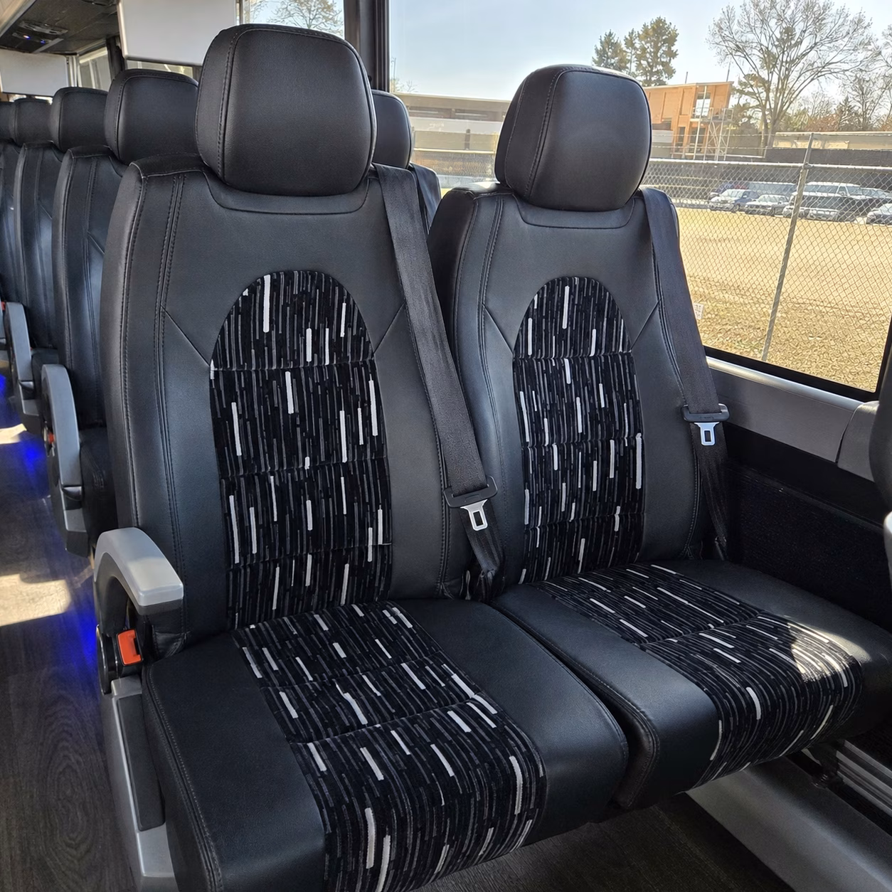 monterey park charter bus rental interior