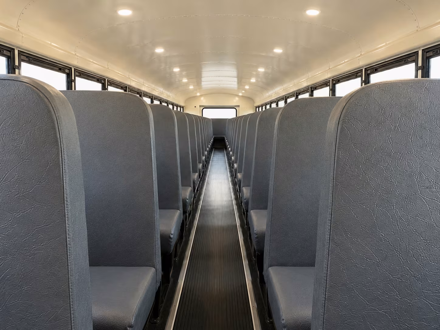 school bus interior